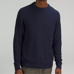 Lululemon Mens Textured Knit Crewneck Sweater NWT
